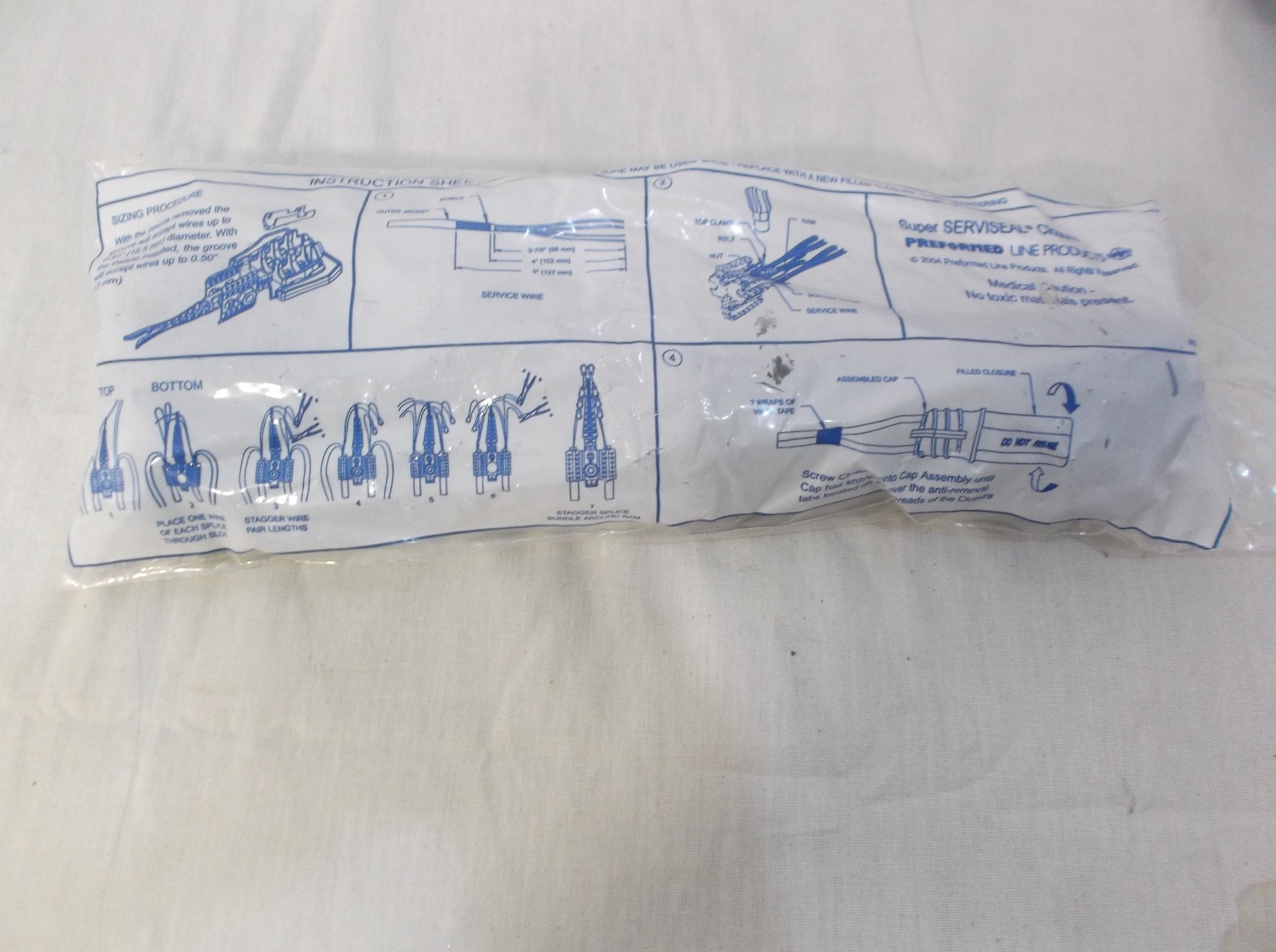 NEW Super Serviseal Closure Preformed Line Products unopened 100252