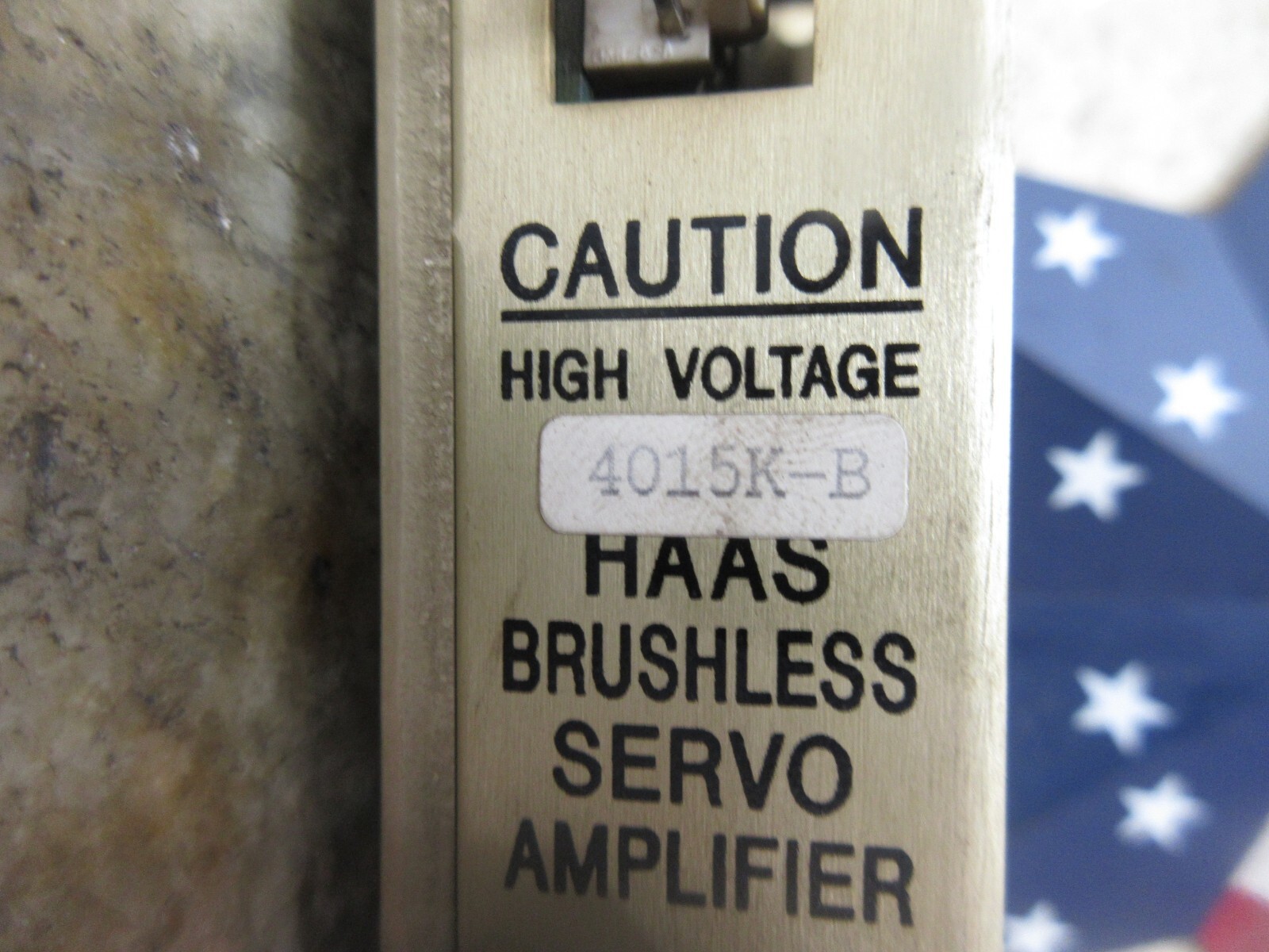 *SPECIAL PRICE* HAAS BRUSHLESS SERVO AMPLIFIER DRIVE 4015K-B CMP 7619B 1