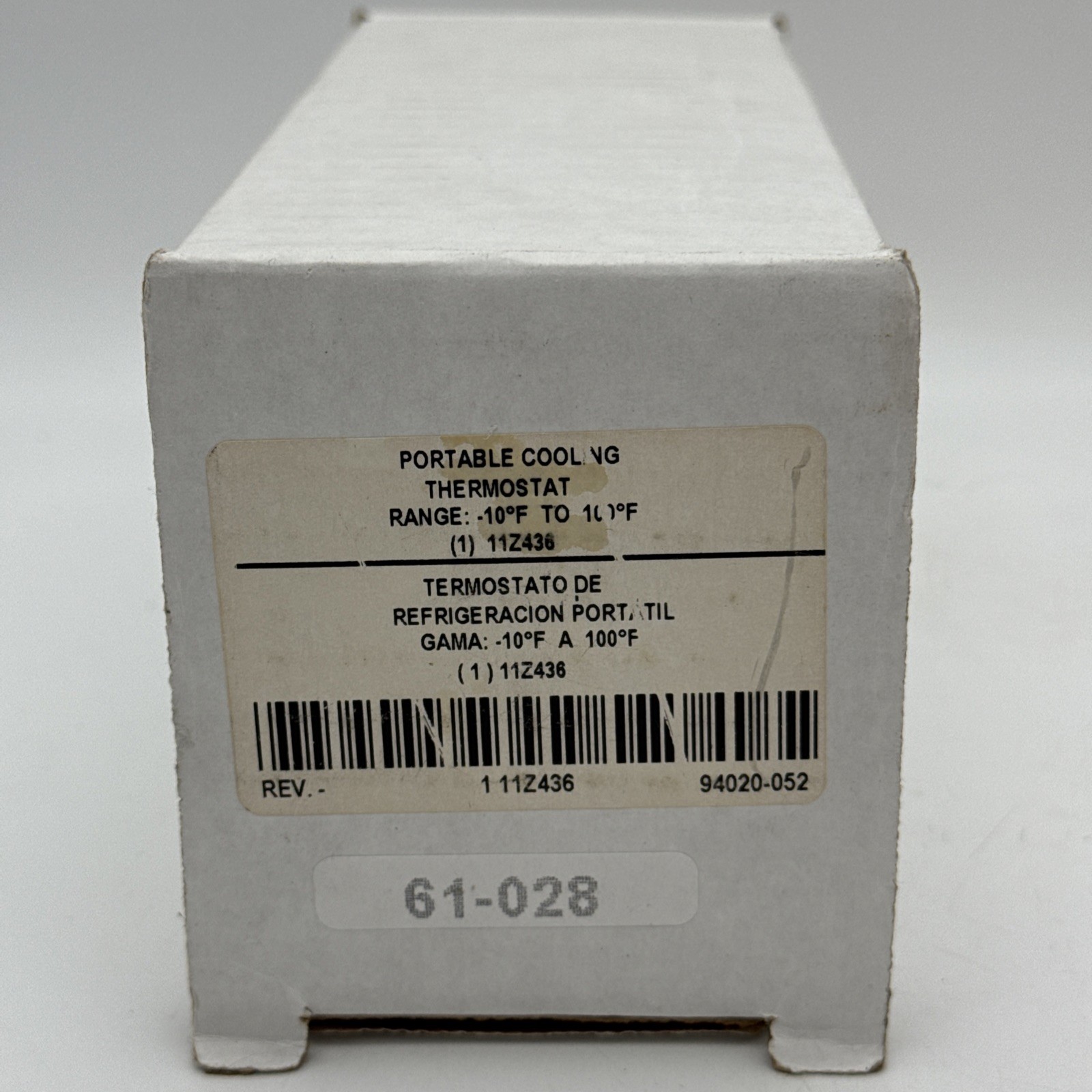 TPI Corporation KTO-121 Bi-Metal KT Series Line Voltage Portable Thermostat New
