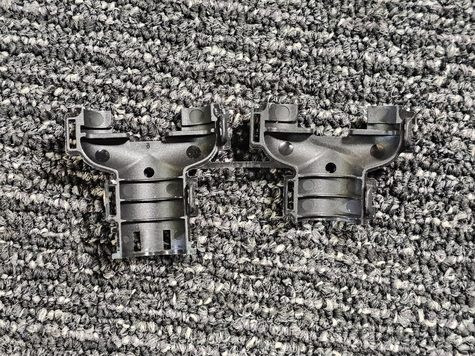 (QTY 10)Popplemann 12-pin Form A Connector Cap For Straight Cable Routing Black
