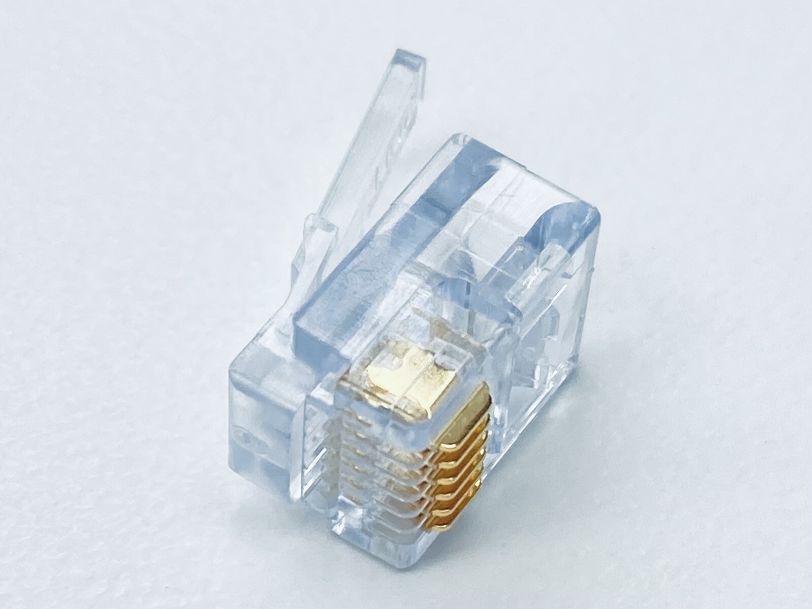 PACK OF 500 UNUSED PLATINUM TOOLS 105005LT EZ-RJ12/11 LONG TAB CONNECTORS