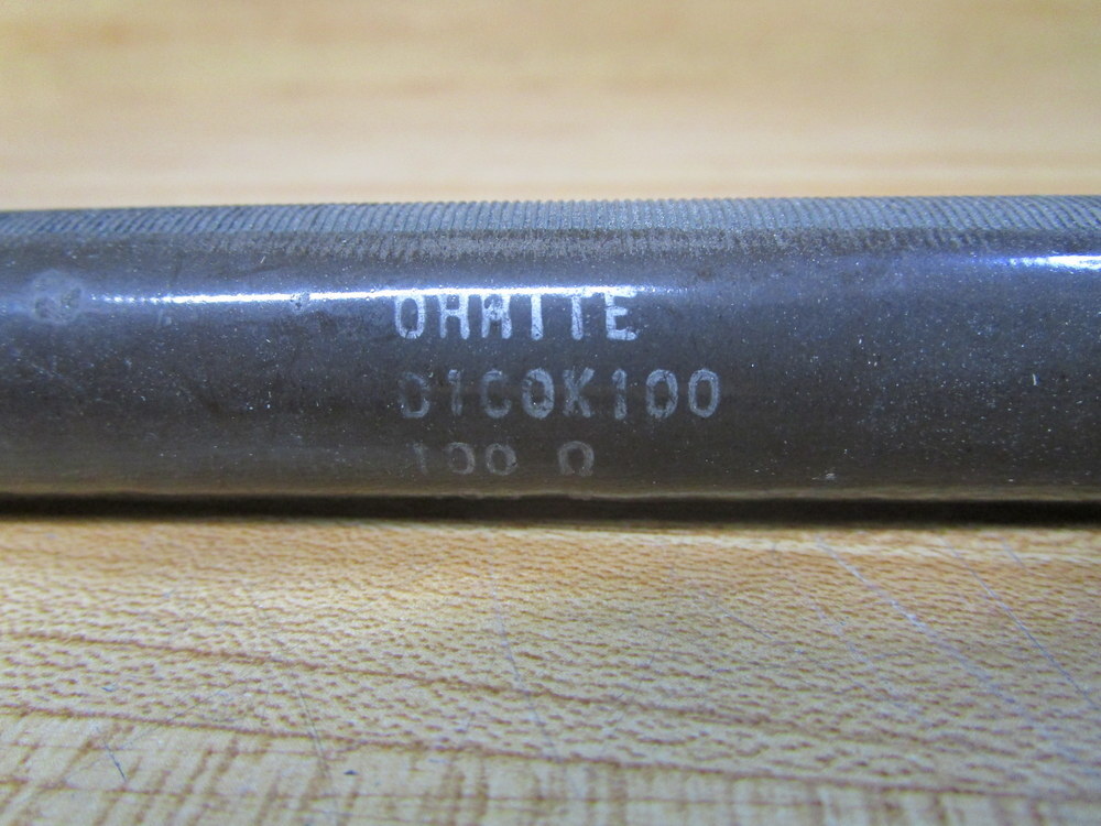 Ohmite D100K 100 Resistor D100K100