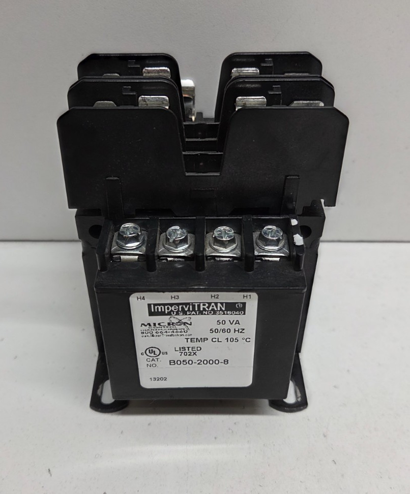 GUARANTEED! IMPERVITRAN 50VA CONTROL TRANSFORMER B050-2000-8