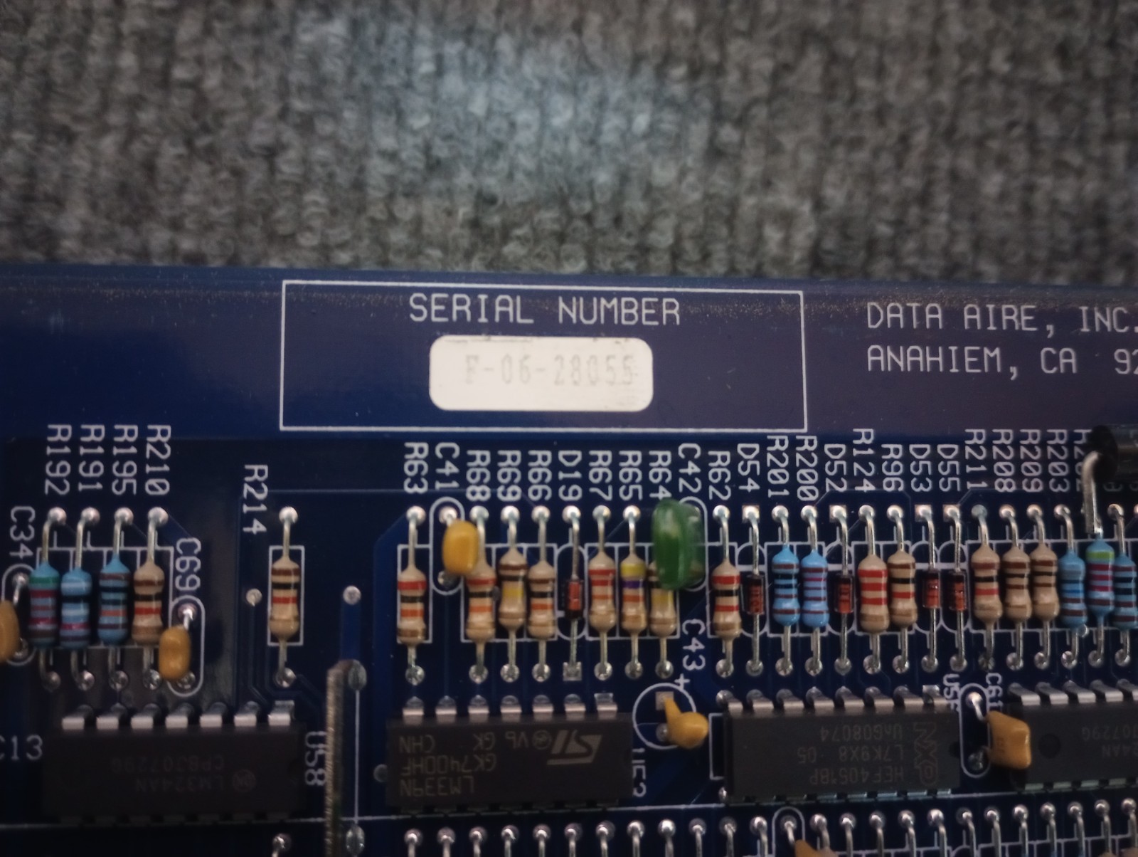 Data Aire Inc. DAP II Alarm Processor Control Interface 160-300-080 Rev E