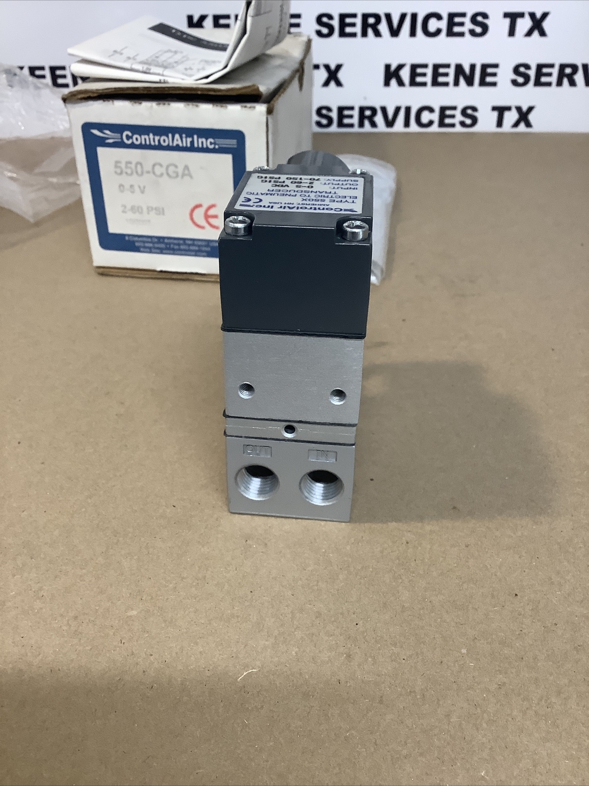 Control Air Inc Electronic To Pneumatic Transducer Type 550X