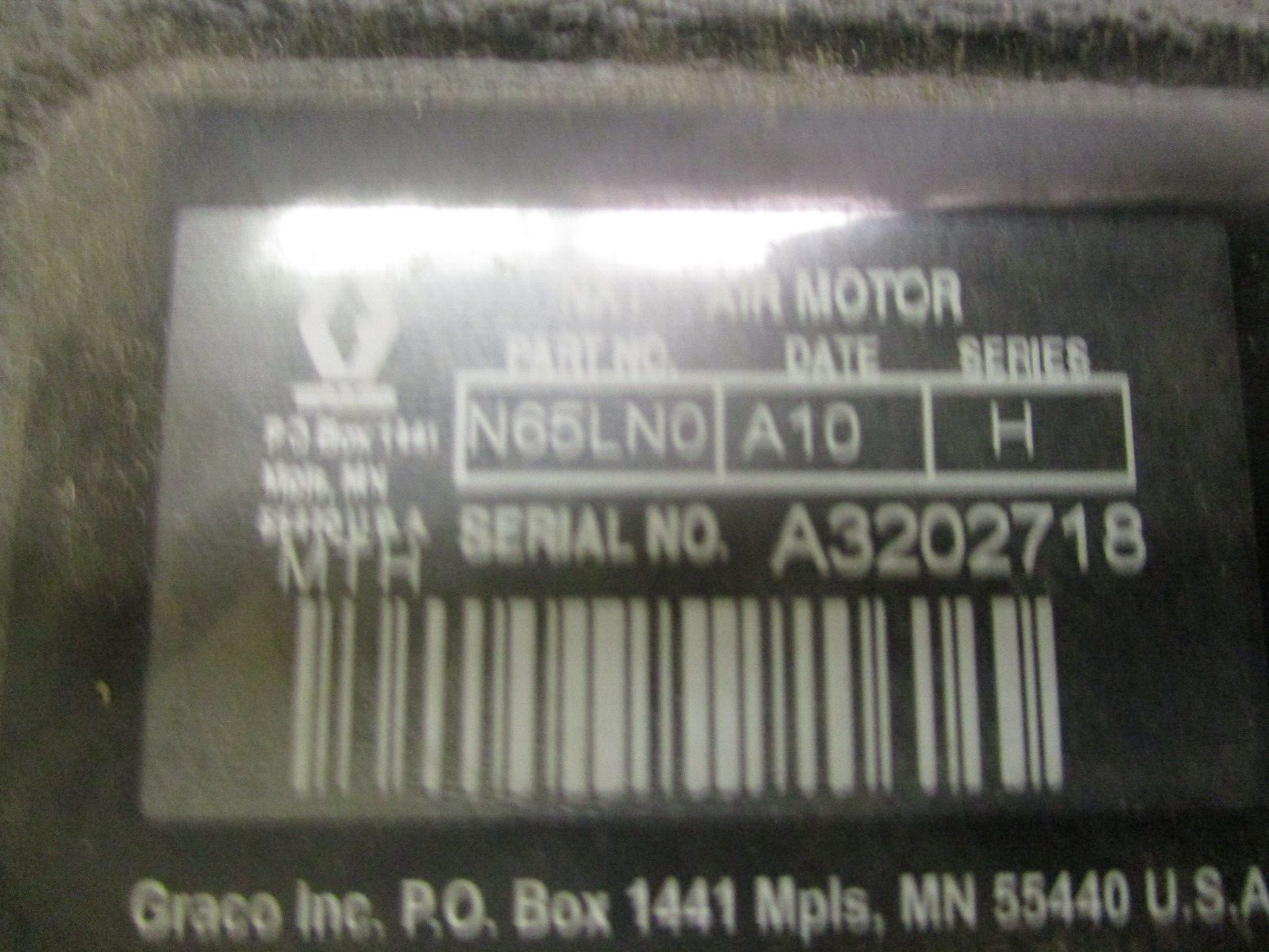 Graco Dura-Flo Pump 45S 290 P/N P45LSS w/ NXT Air Motor P/N N65LNO A6857DH