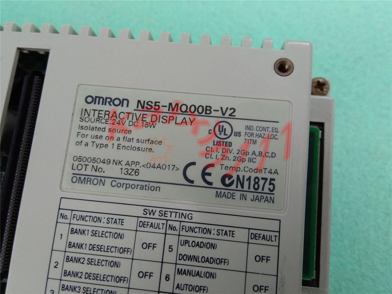 ONE Omron Interactive Display NS5-MQ00B-V2 Used