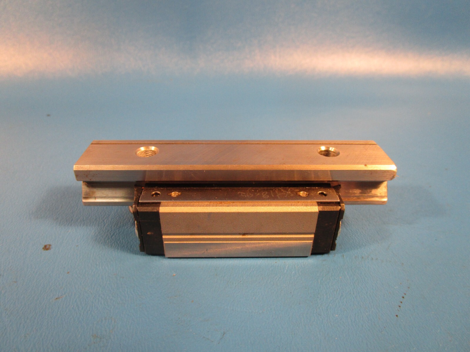 THK SR20W1SS C1 + 100L, One SR20W Linear Guide Block on a 100mm Rail