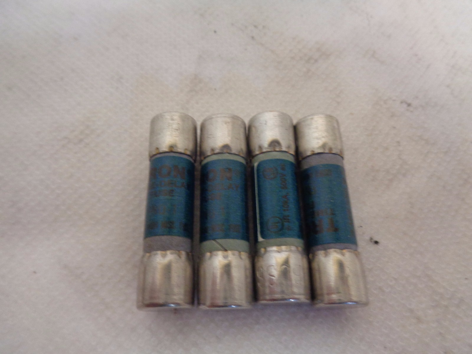 NEW LOT OF 4 BUSSMANN FNQ-1 TIME DELAY FUSE