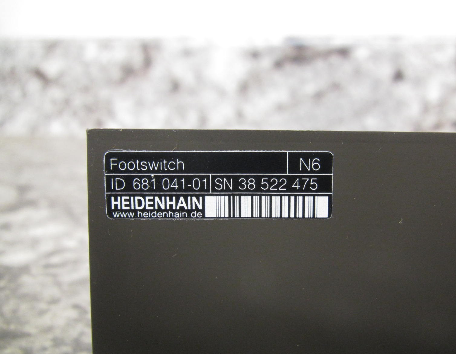 New Linemaster Deluxe II 68-S2 / Heidenhain 681041-01 Footswitch Free Shipping
