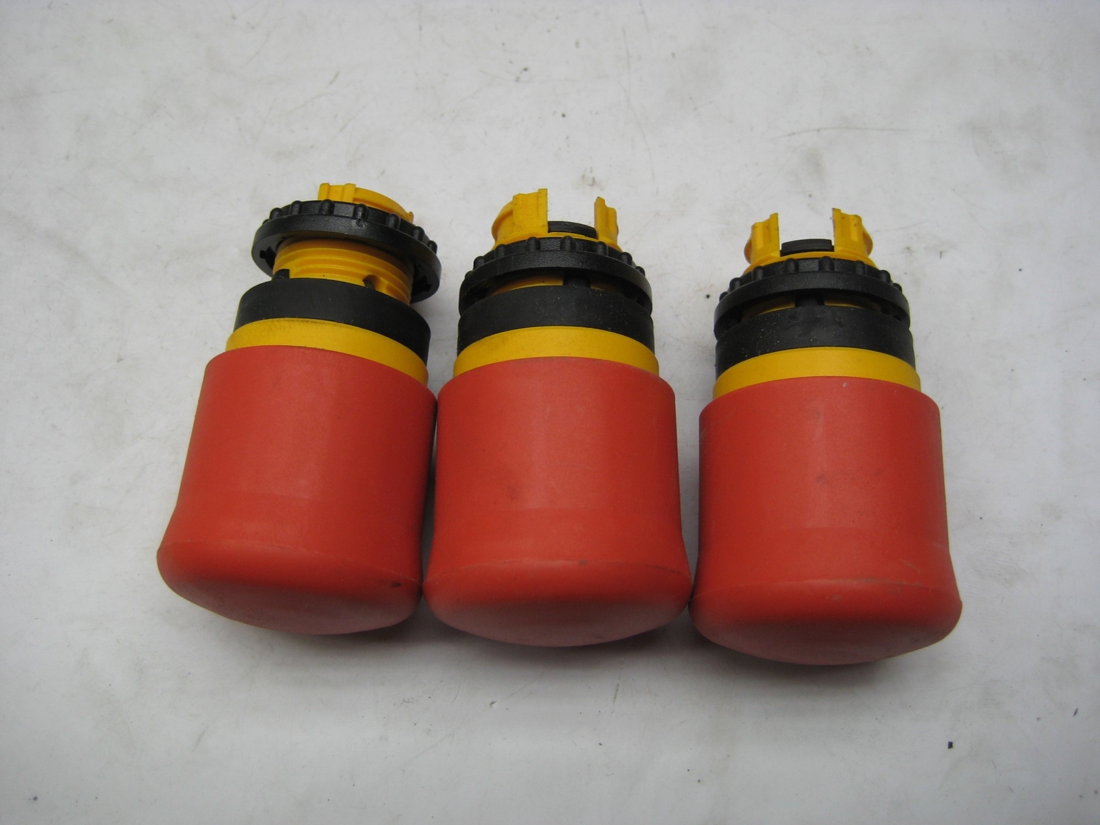 INDUSTRIAL SPARE LOT OF 3 EMERGENCY STOP PUSHBUTTON NSNP