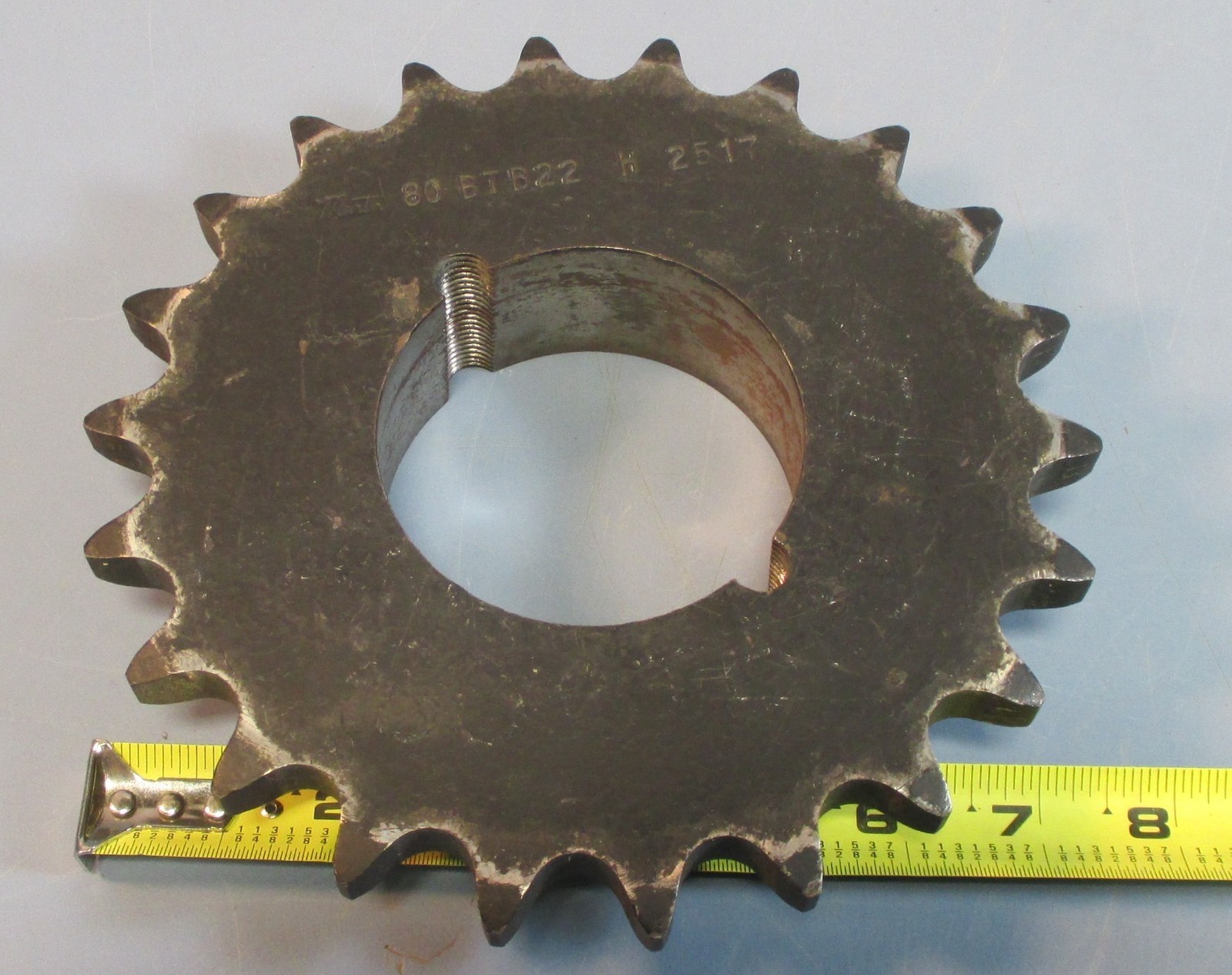 Martin 80BTB22H 2517 22 Tooth Single Row 1″ Pitch Taper Lock Sprocket NWOB