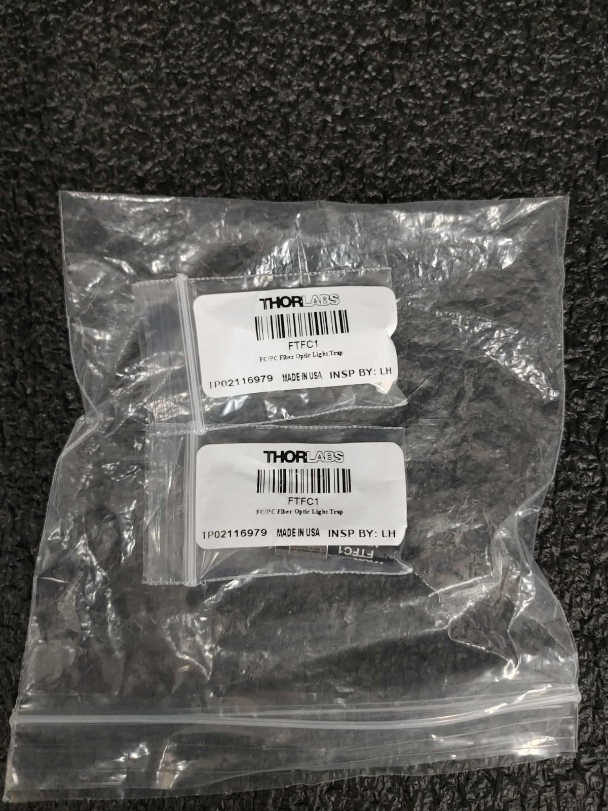 Thorlabs FTFC1 FC/PC Fiber Optic Light Trap