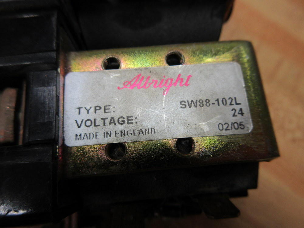 Albright SW88-102L Contactor SW88102L