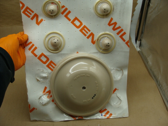 WILDEN WIL-02-9805-58 WET REPAIR KIT 1″/O/P/WFS (PARTS MISSING, SEE PICS)