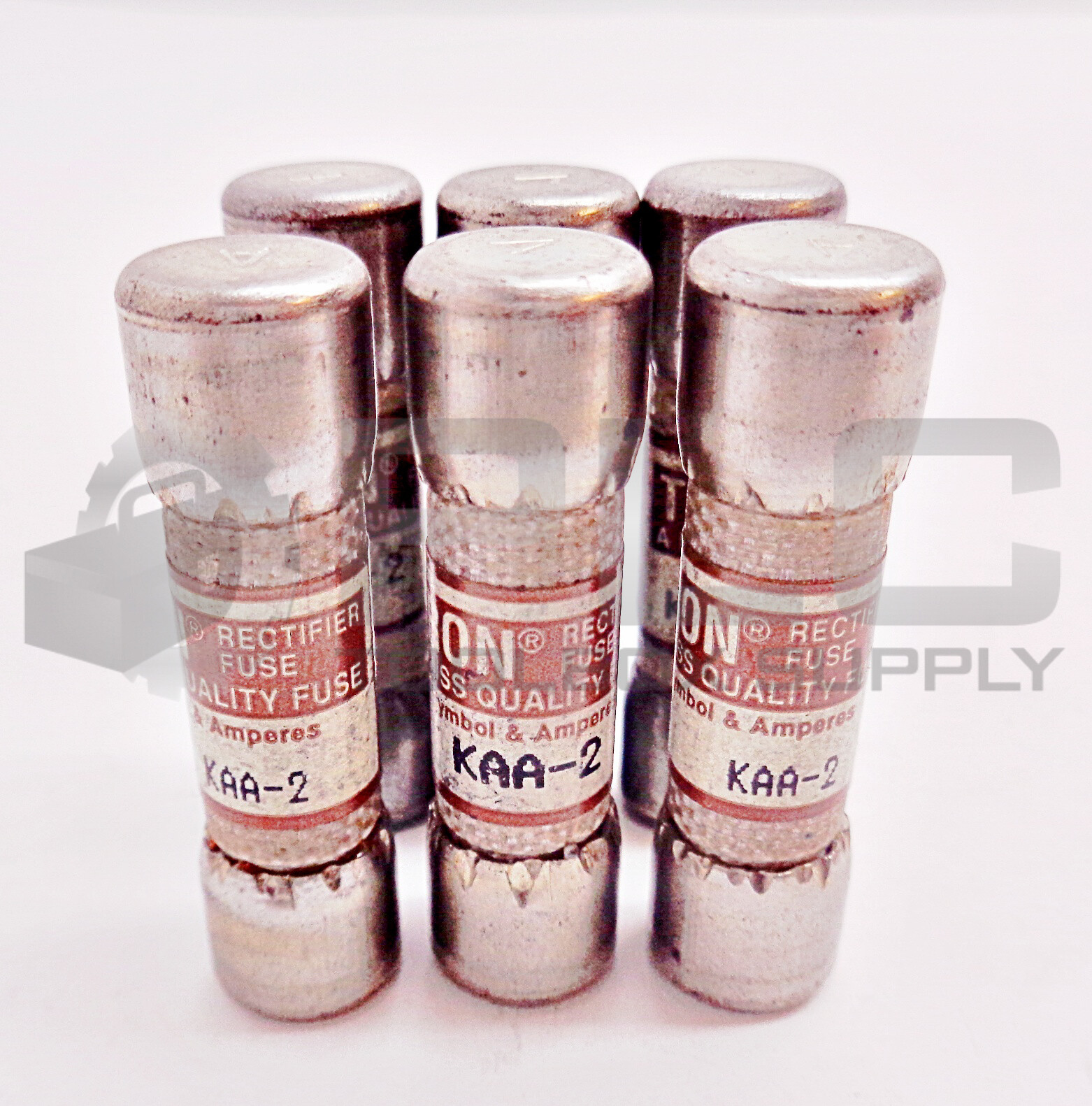 LOT OF 6 NEW BUSSMANN LIMITRON KAA-2 FAST ACTINGRECTIFIER FUSE KAA2 2AMP 150V