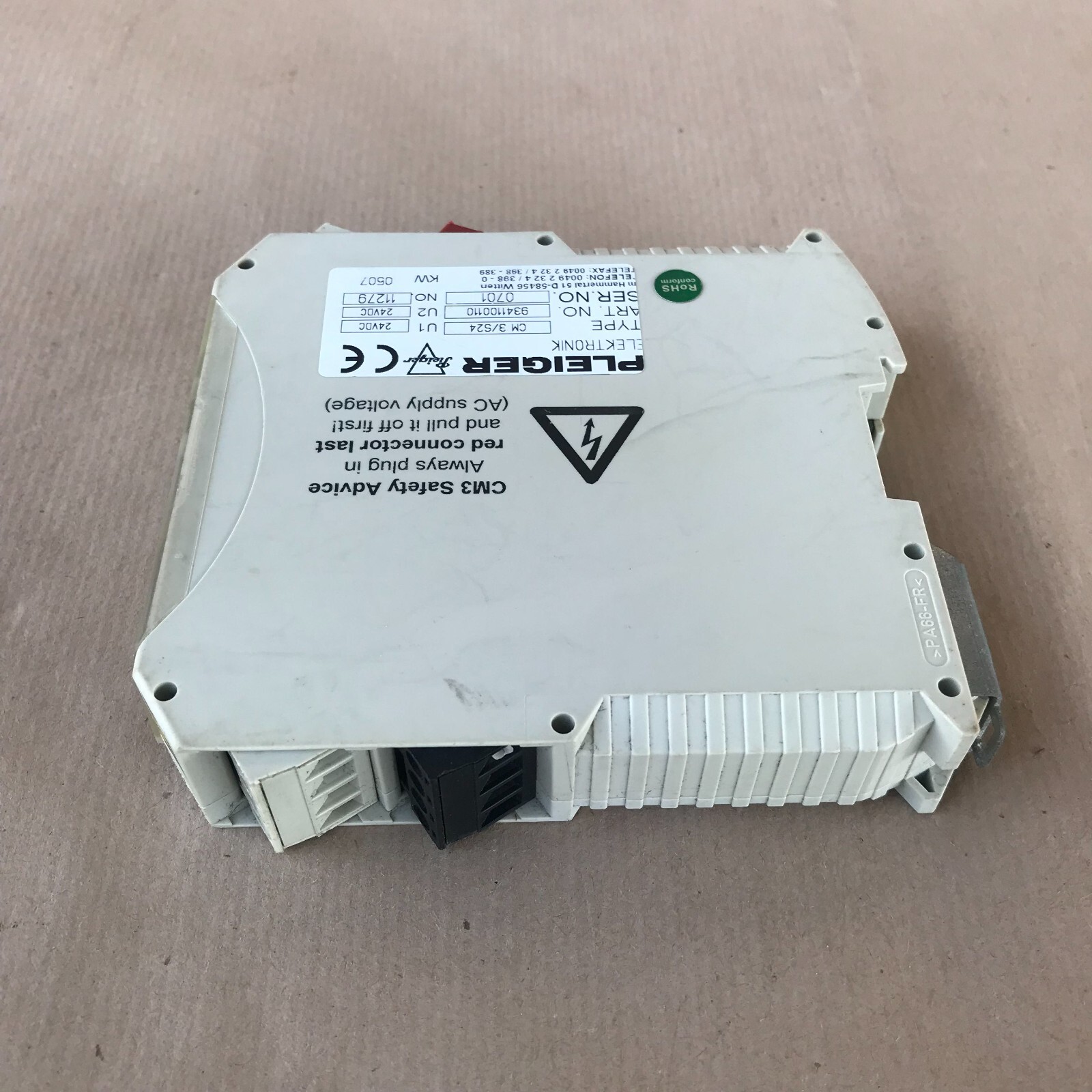 Pleiger CM3/S24 EHS Control Module 9341100110
