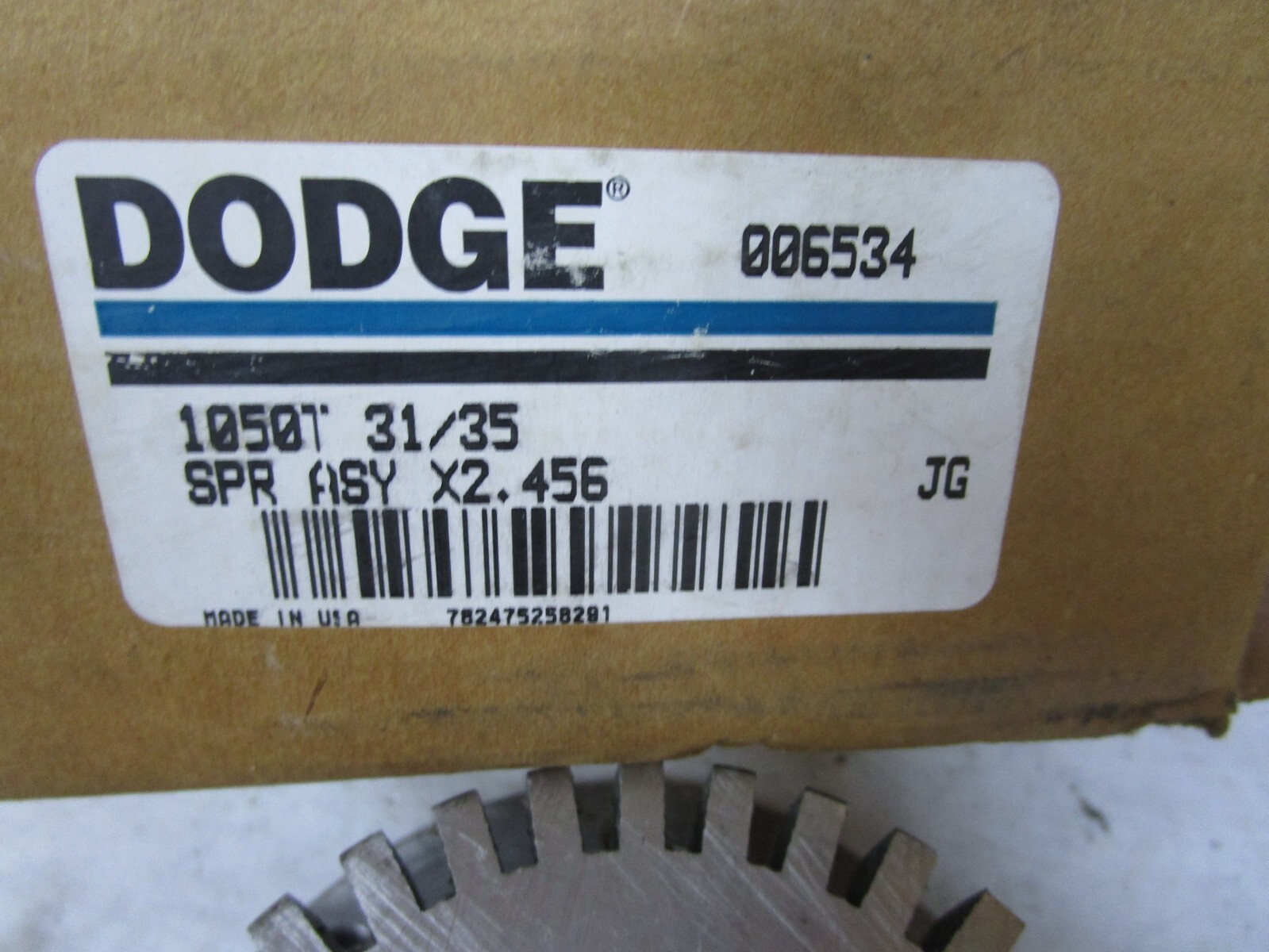 NEW DODGE SPACER HUB 1050T 31/35 006534 SPR ASY X2.456