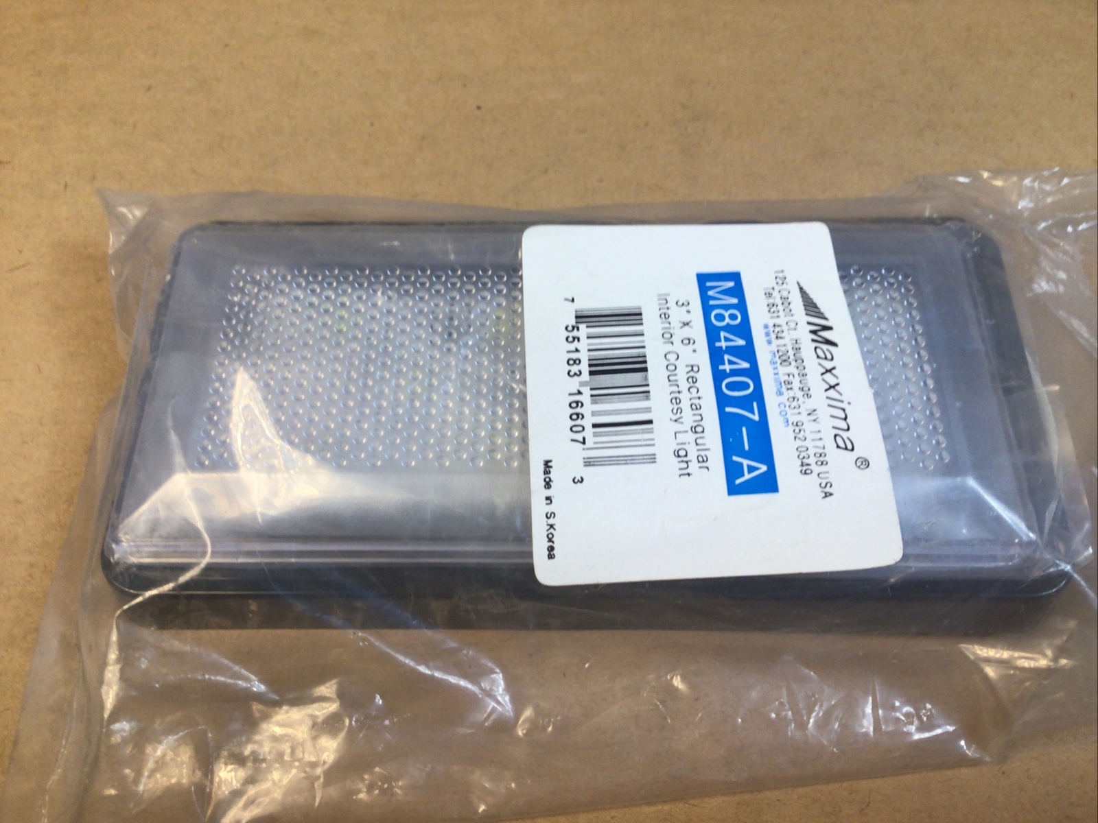 Maxxima M84407-A 3” X6” Rectangular Interior Compartment ￼Led Light 200 Lumen