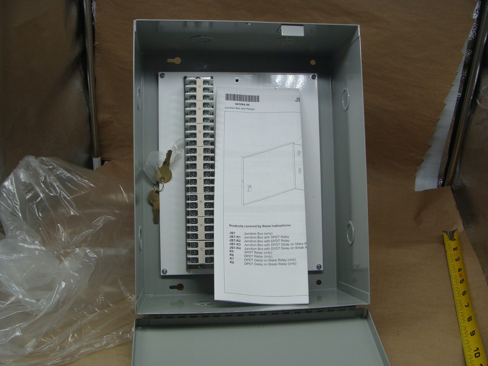ALLEGION VON DUPRIN JB7 INTERFACE BOX 24VDC X SPDT RELAY EBOX.102
