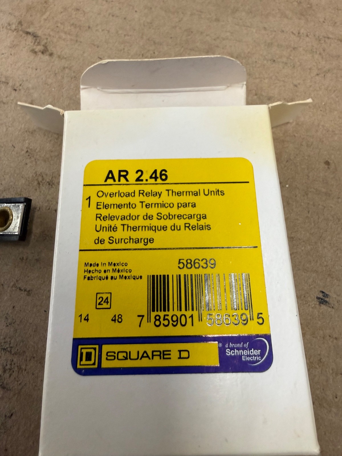 NEW Square D AR2.46 Overload Heater Thermal Unit 1.5-2.17 Amp AR246 Lot of 6
