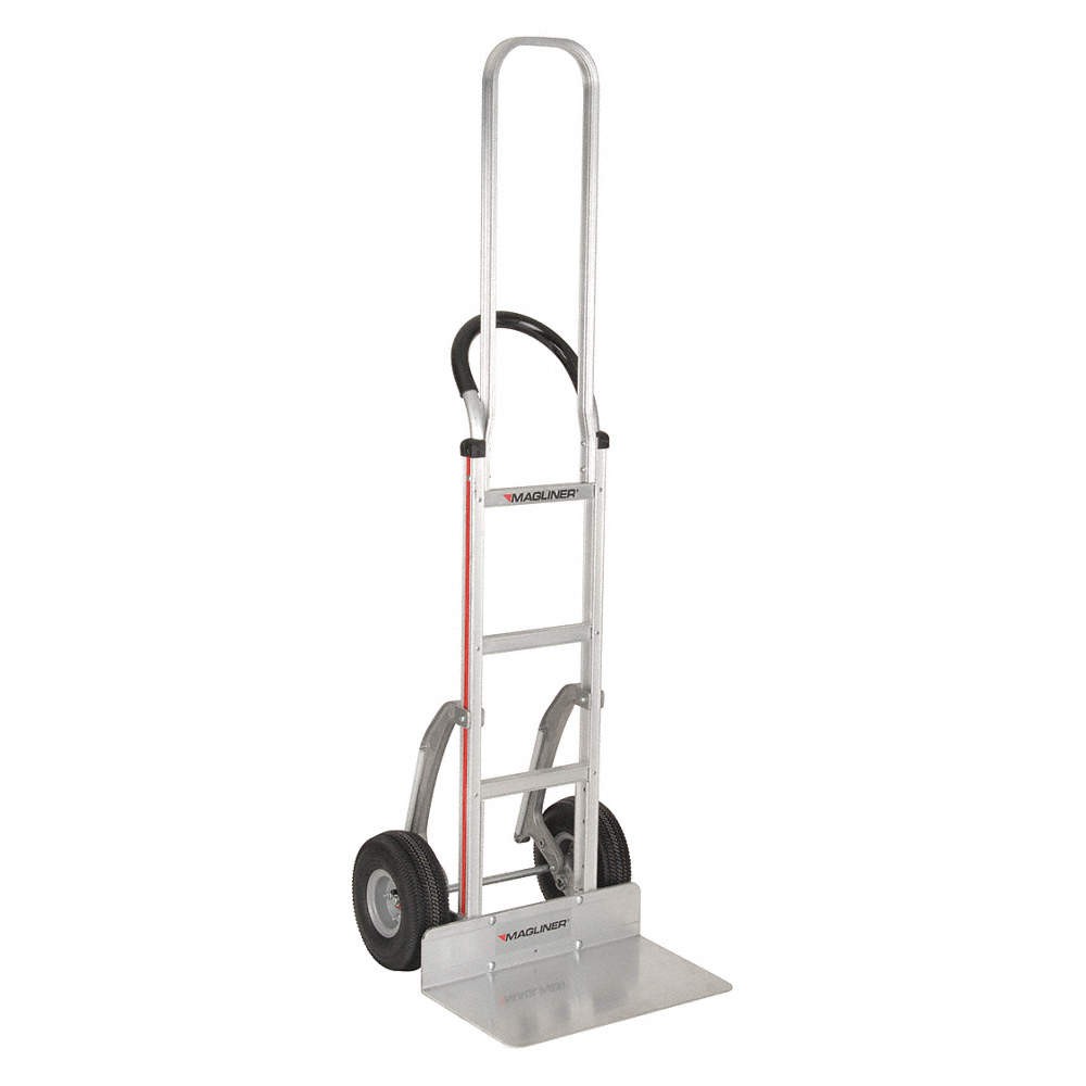MAGLINER HMK119K2C5E Hand Truck,500 lb,68″x20-1/2″x25″,Silver 59UY92