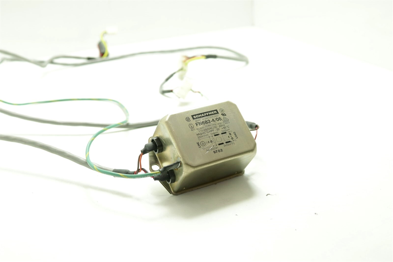 Lumenis 40C Sharplan Schaffner FN682-4/06 Line Filter 110/250 VAC