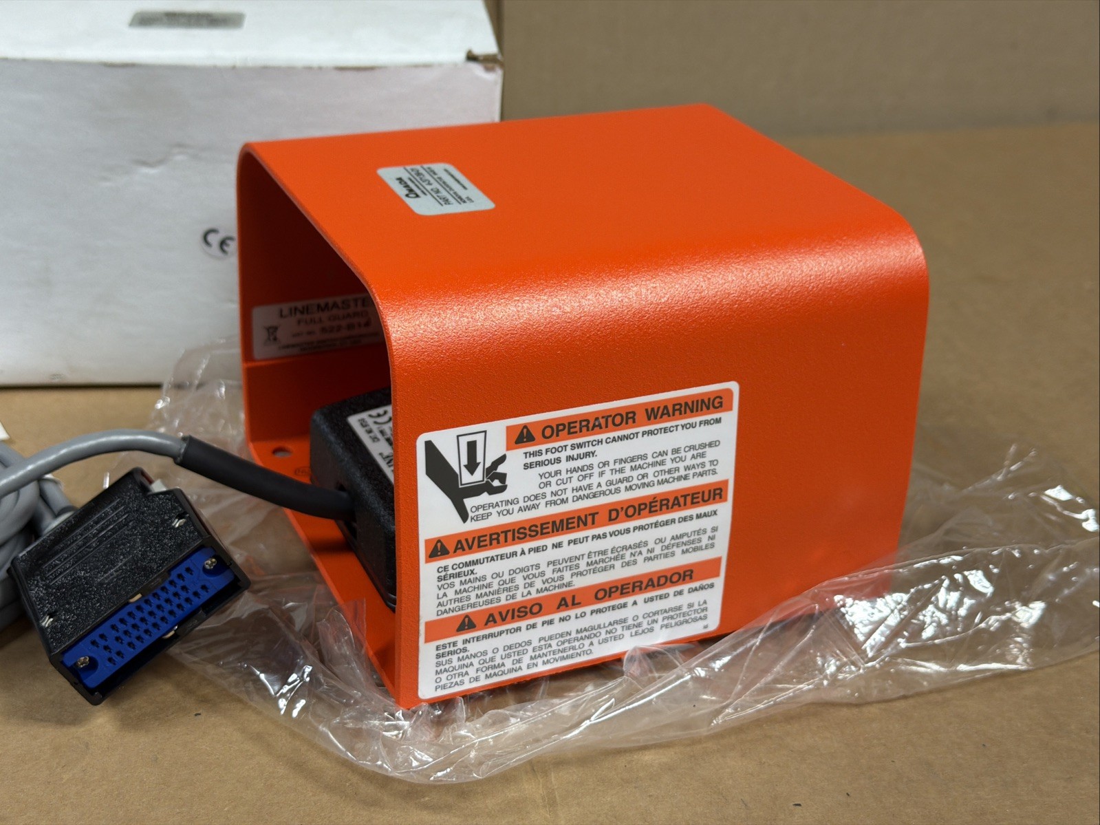 AMADA LINEMASTER 4-37139-01 Aquiline 972-S Foot Pedal Switch FAST SHIPPING