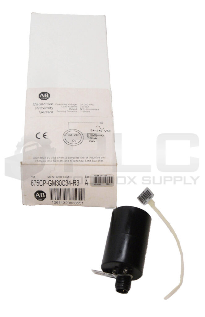 NEW ALLEN BRADLEY 875CP-GM30C34-R3 /A CAPACITIVE PROXIMITY SENSOR *READ*