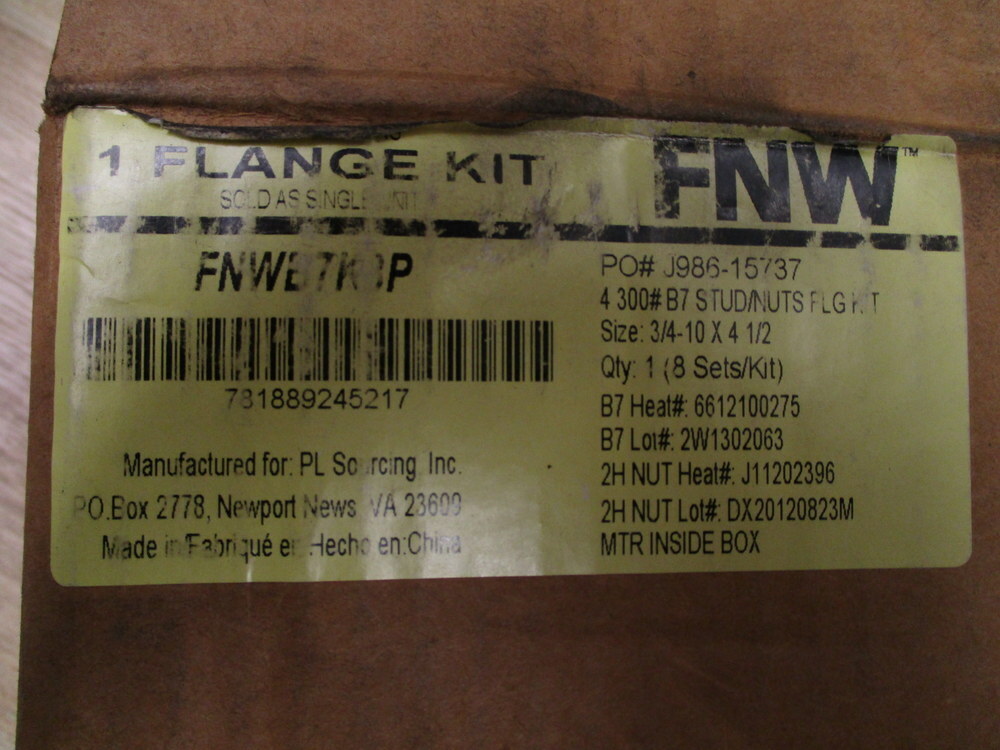 PL Sourcing FNWB7K6P FNW Flange Kit FNWB7K8P