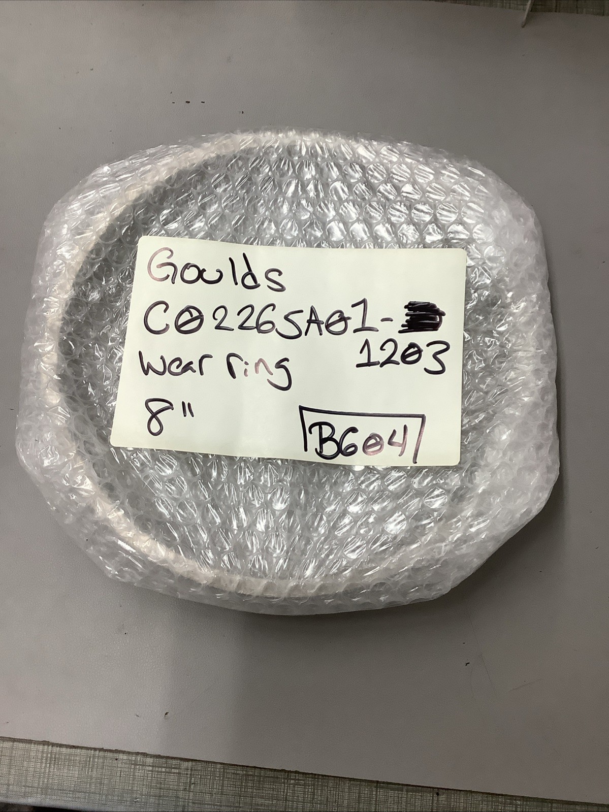 Goulds Pump C02265A01-1203 Impeller Wear Ring 8″ ID 8 1/5″ OD (b604)