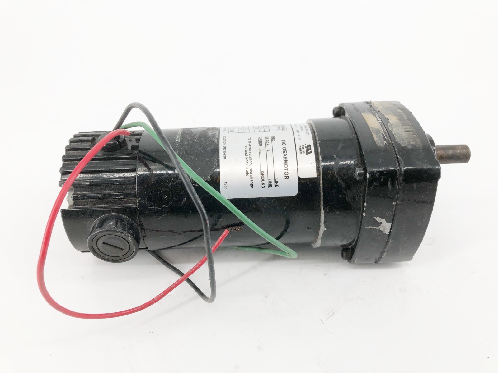 Minarik 507-01-300 DC Gearmotor 130V 1/8HP 1.10A 517rpm 5:1 – No Box