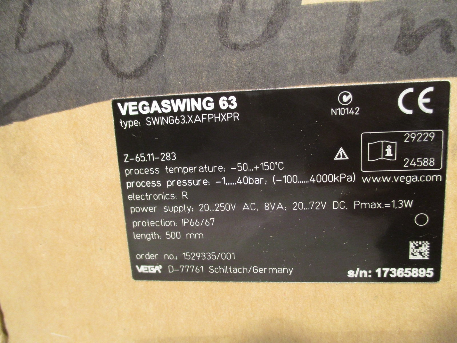 VEGA SWING63.XAFPHXPR NSFS