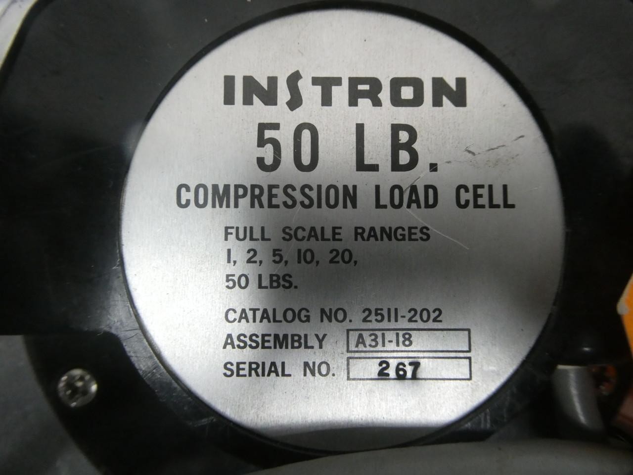 Instron 2511-202 A31-18 Compression Load Cell