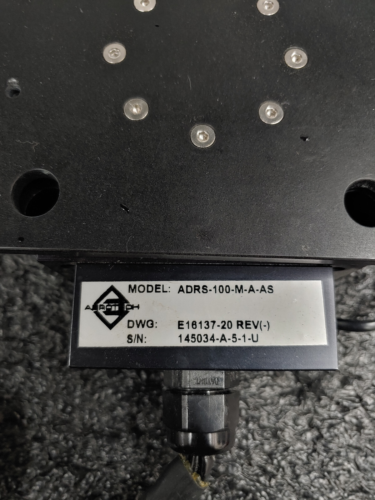 AEROTECH ADRS-100-M-A-AS ADRS Mechanical Bearing Direct Drive Rotary Stage