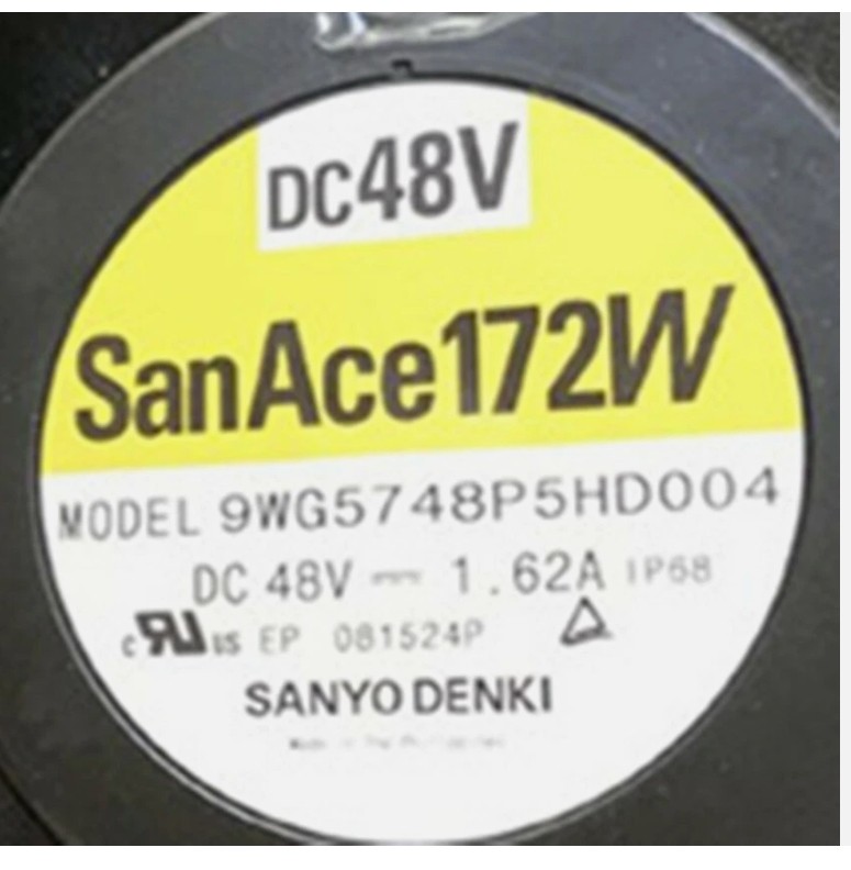 Sanyo 17251 17CM 9WG5748P5HD004 IP68 48V 1.62A Inverter Fan