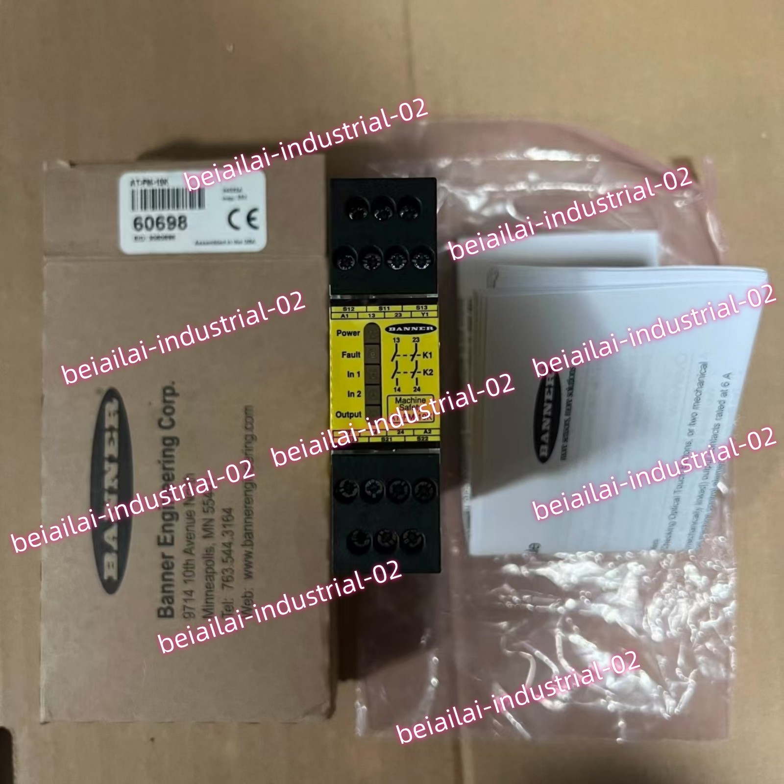BANNER AT-FM-10K Safety Relay#1pcs new in box