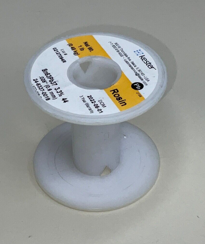 One (1) Medium Empty Plastic Spool for Rope Cable Wire Paracord 2.25″ Tall