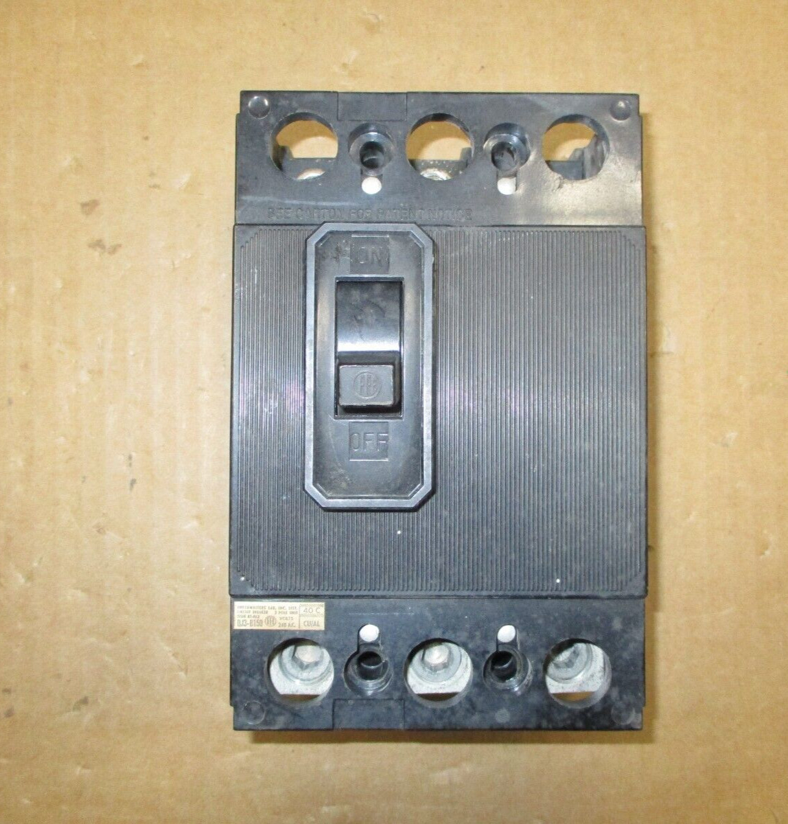 QJ3-B150 ITE Circuit Breaker 150 Amp 240AC 3 Pole A7893ISU