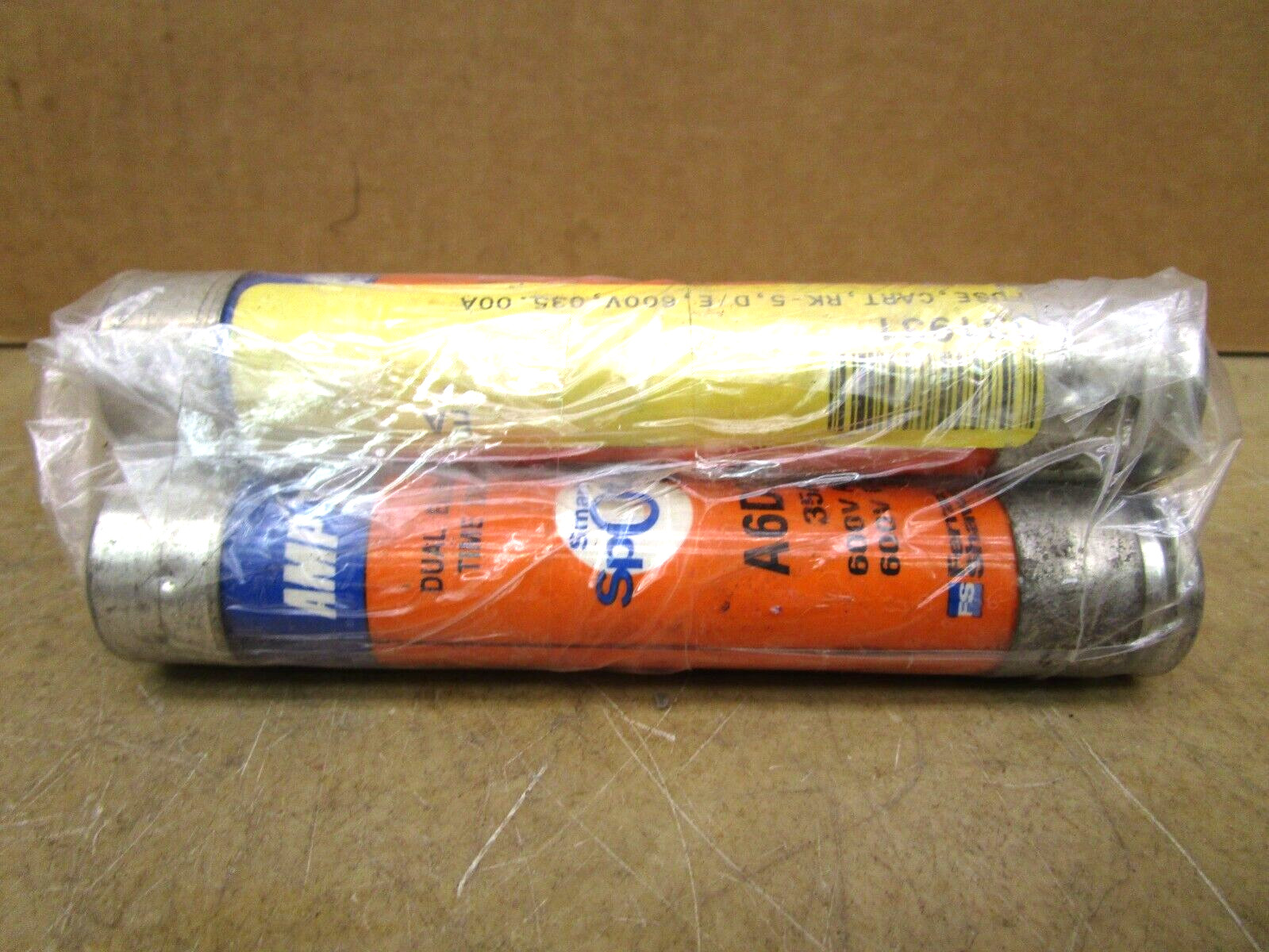Ferraz Shawmut Amp-Trap A6D35R Time Delay Fuse 35 Amp Lot of 3 Pcs 48199NADC