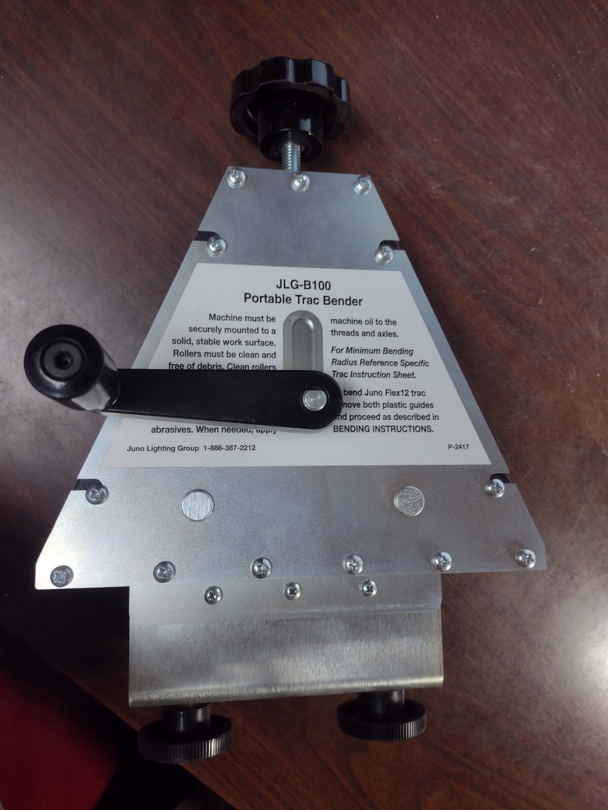JUNO JLG-B100 PORTABLE TRAC BENDER for FLEX 12 & MonoLine TRACK LIGHTING NEW