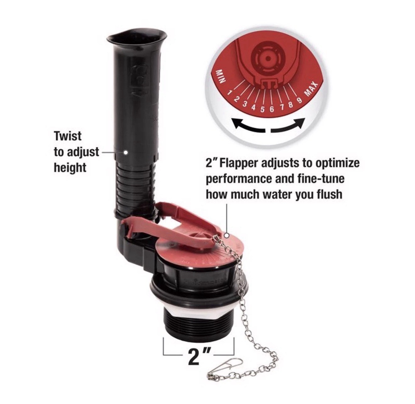 Fluidmaster PerforMAX The Everything Tank Repair Kit Plastic For Universal