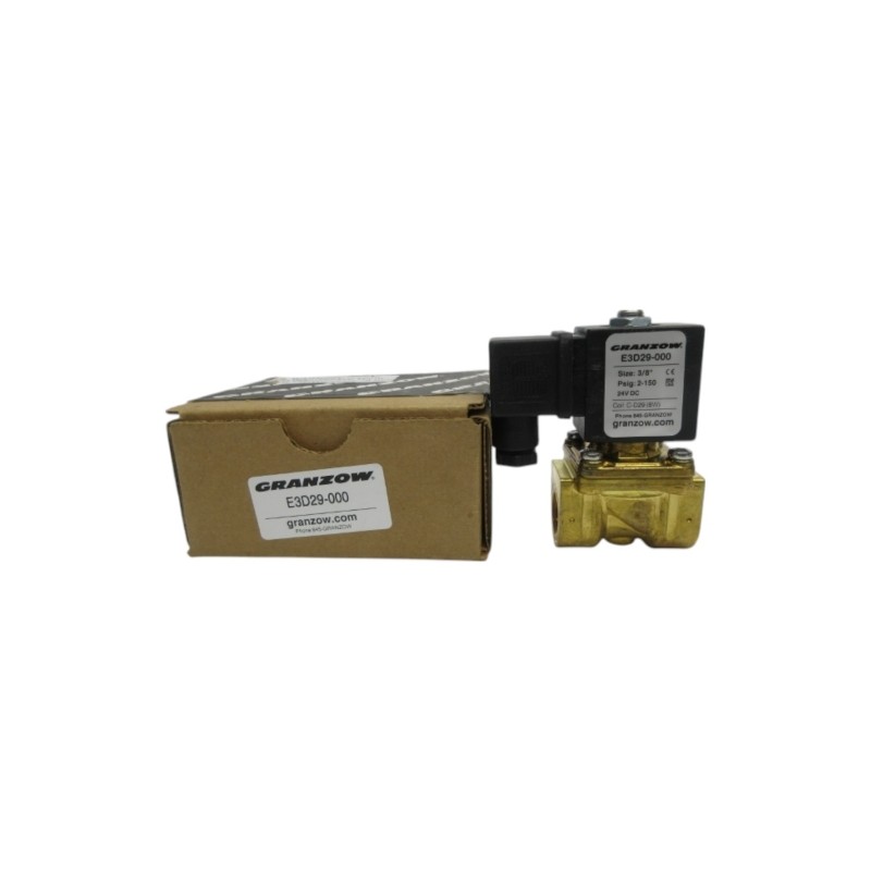 GRANZOW E3D29-000 24VDC 2-150PSI 3/8″ NSMP