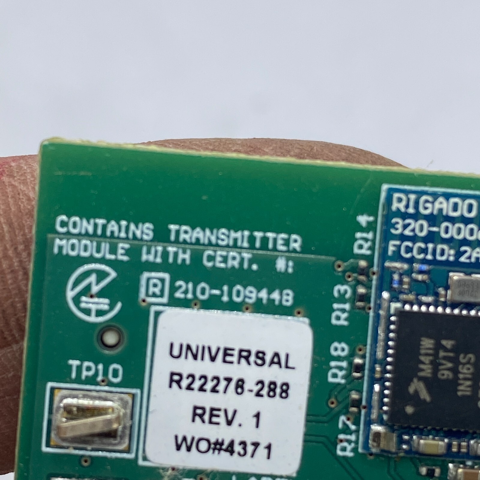 Universal Electric R22276-287 REV 1 – ⭐