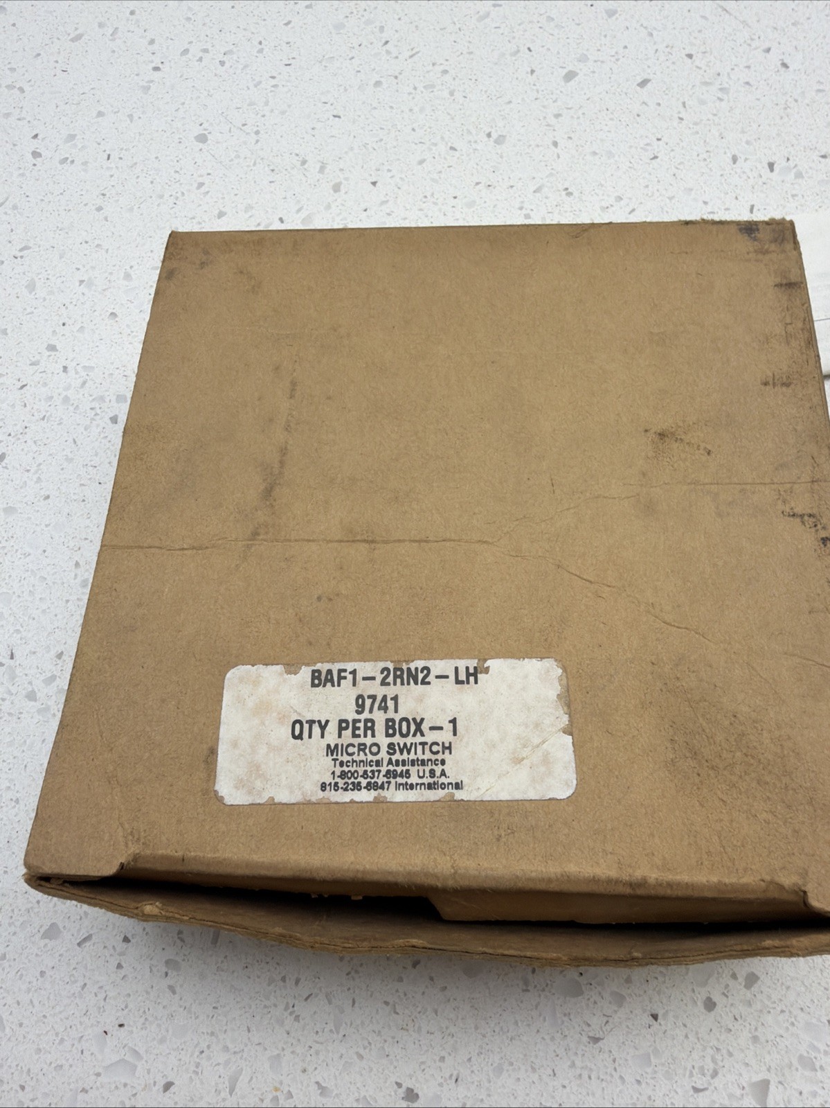 MICRO SWITCH BAF1-2RN2-LH 480VAC 20A NSMP