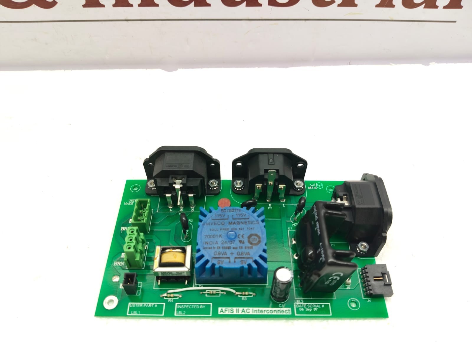 Uster LBL2 AFIS II / AFIS AC Interconnect PRO 255300-02770 Power Board NEW