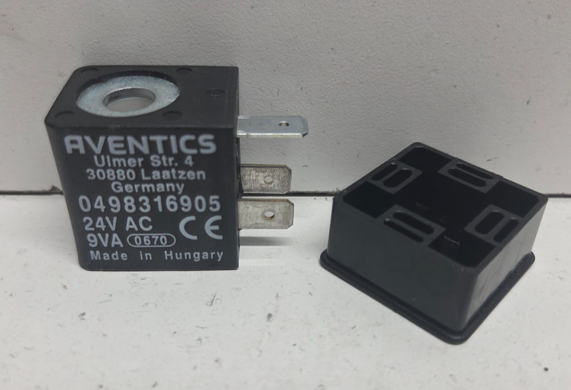 NEW NO BOX! AVENTICS 24V SOLENOID COIL 0498316905