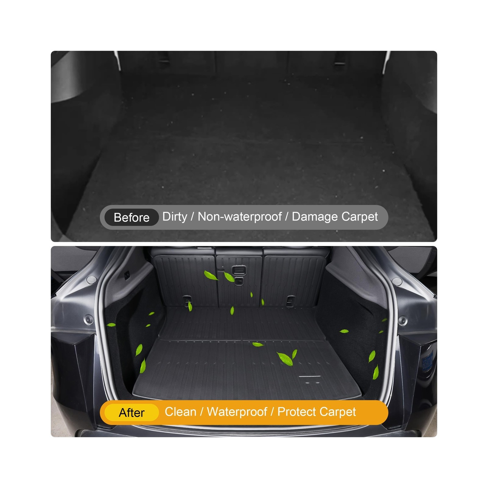 Thick Car Floor Mat for 2025-2026 Tesla Model Y Juniper,Fully Protective TPE …