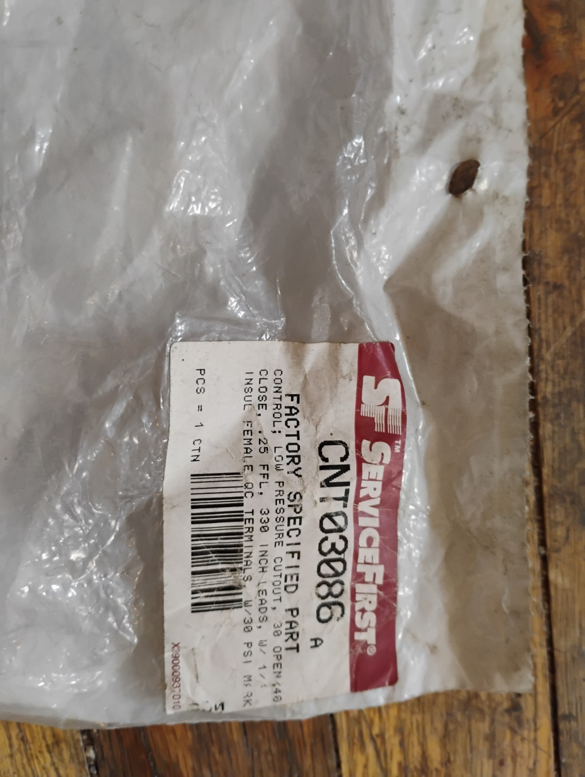Service First CNT03086 Low Pressure Cutout 30 open/40 close