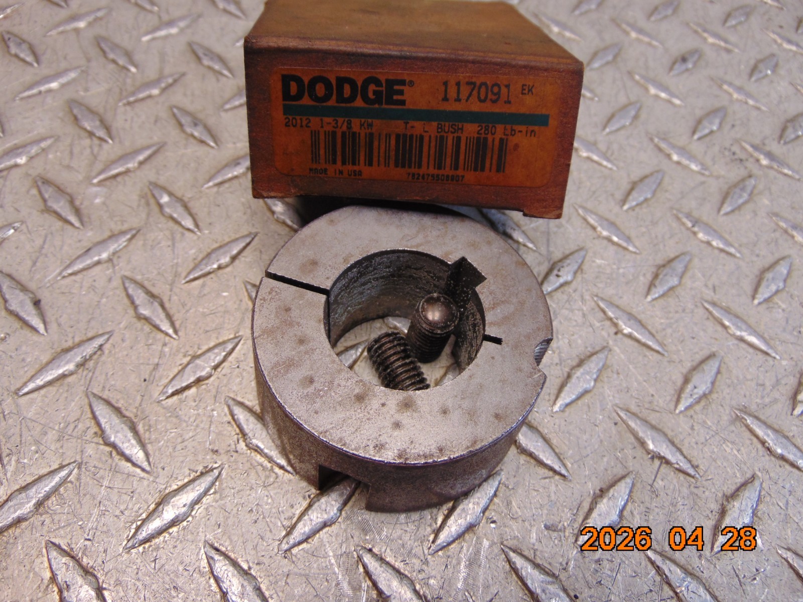 DODGE 117091 2012 1-3/8 KW TAPER LOCK BUSHING